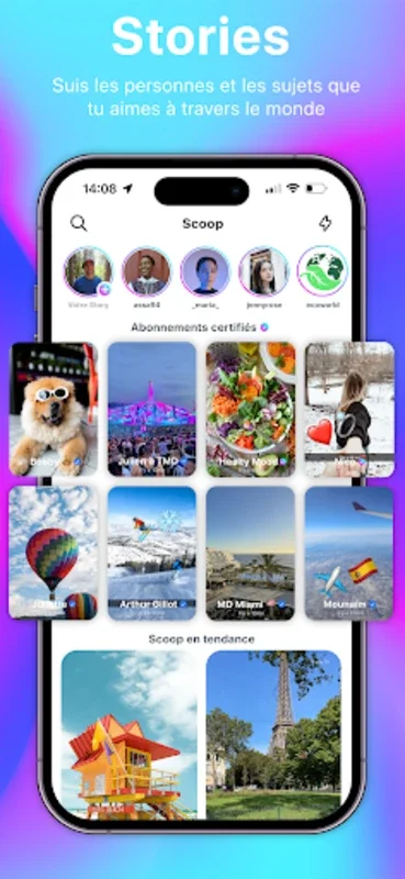 WeScoop for Android: Secure Social Networking