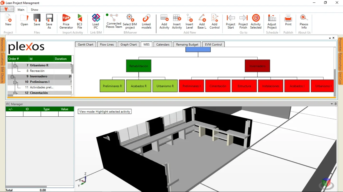 Plexos Project; Lean Project Management for Windows - Efficient Project Management