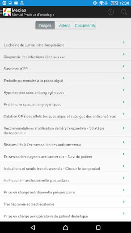 Manuel d'oncologie - G. Roussy for Android: Comprehensive Oncology Guide