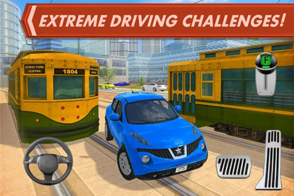 City Driver: Roof Parking Chal for Android - Thrilling Rooftop Driving