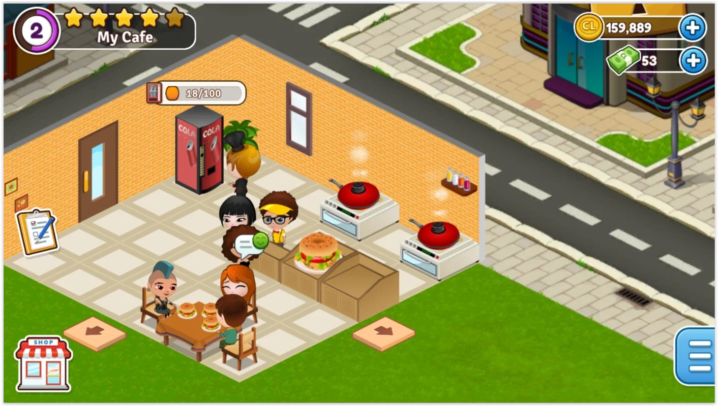 Cafeland for Android - Manage and Expand Your Cafe