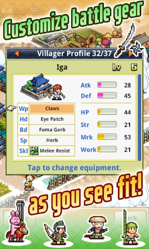 Ninja Village Lite for Android - Strategic Ninja Warfare