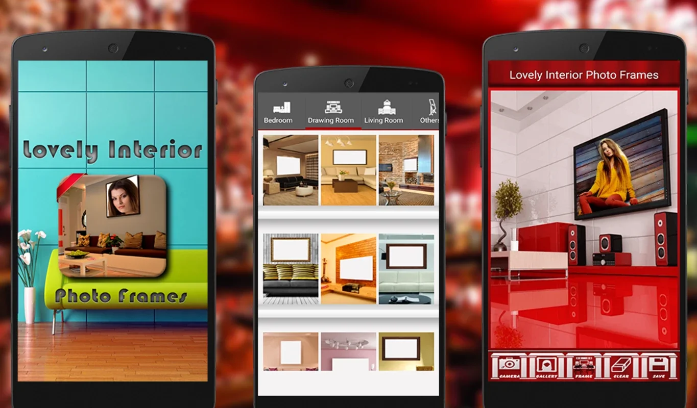 Lovely Interior Photo Frames for Android: Enhance Photos