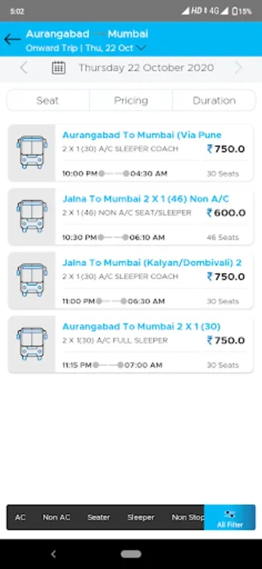 Humsafar Travels for Android - Comfortable Bus Journeys