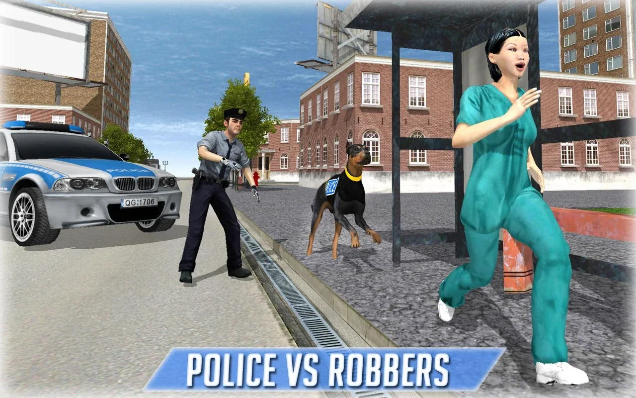 Police Dog Criminal Chase for Android - Thrilling Chases