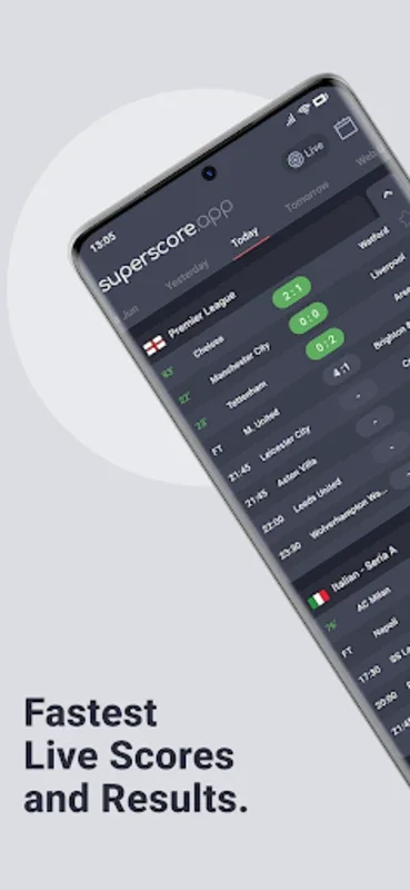 Super Score for Android - Get Real-Time Football Updates