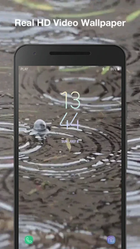 3d Rain Live Wallpaper for Android - Enhance Your Device