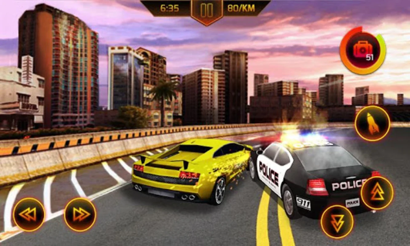 Police Car Chase for Android - Intense Racing Experience