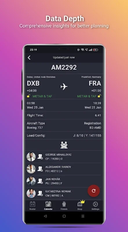 SkyCrew for Android - Manage Airline Rosters Easily