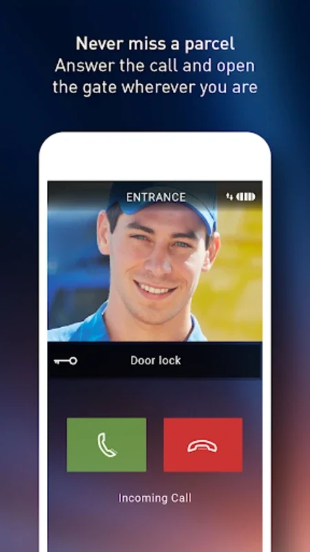 Door Entry for HOMETOUCH for Android - Enhanced Security and Convenience