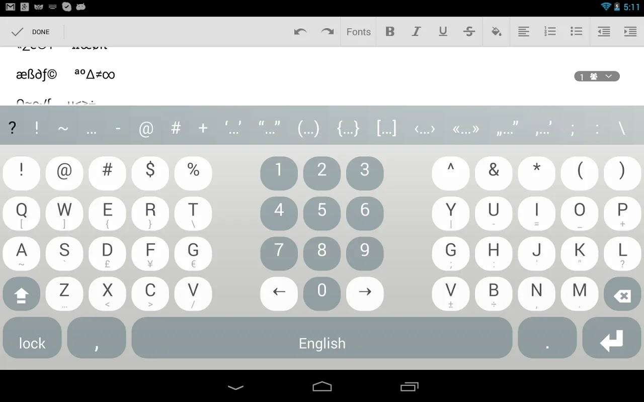 Multiling O Keyboard for Android - Multilingual Typing with Customization