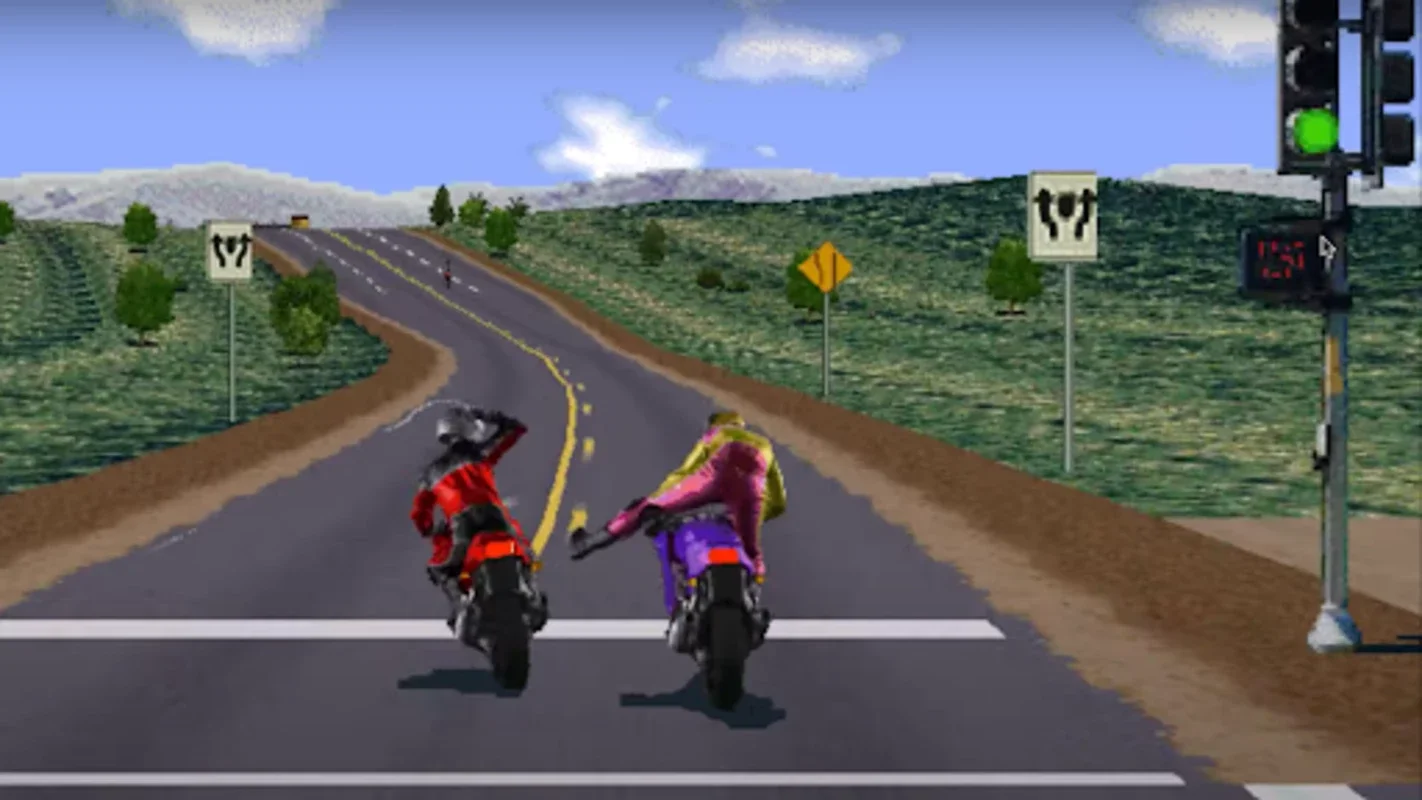 Road Rash like computer game for Android - No Downloading Needed