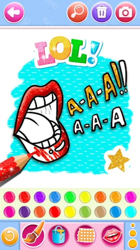 Glitter Lips with Makeup for Android - Download the APK from AppHuts