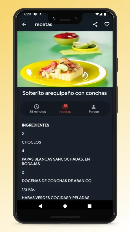 Peruvian Recipes - Food App for Android