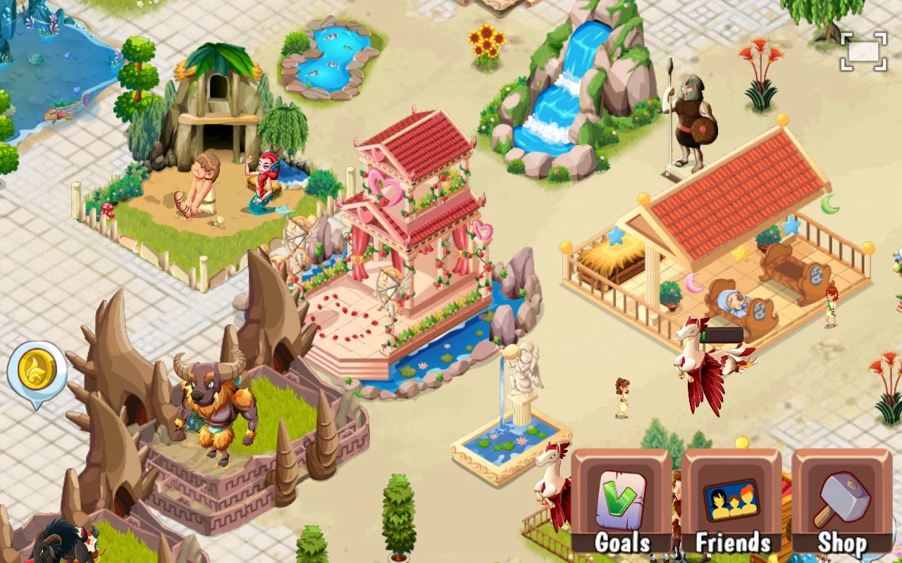 Creatures of Olympus for Android - Build Mythical Towns