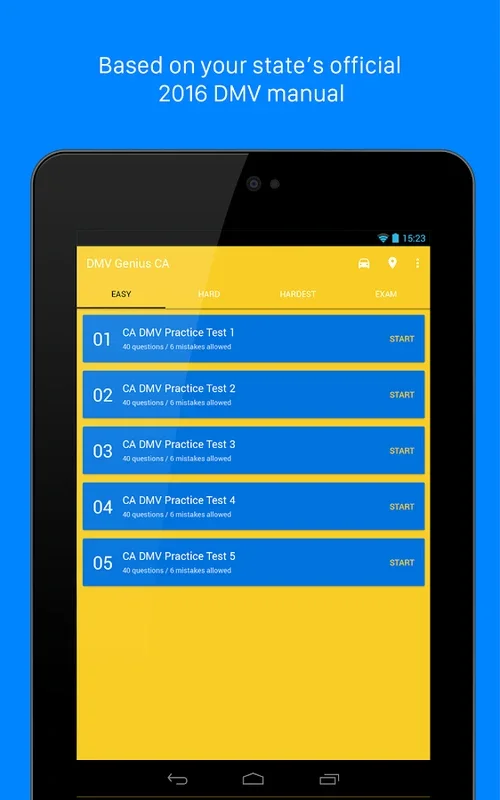 DMV Practice Test Genie 2023 for Android: Prepare for DMV Tests