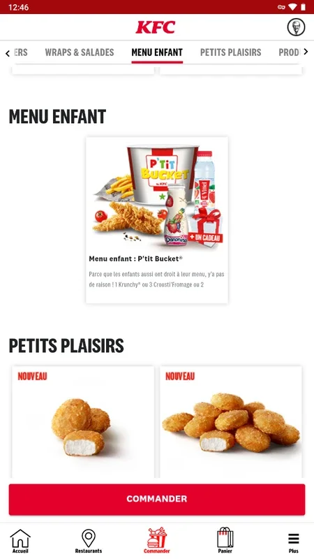 KFC FR for Android - Delicious Fried Chicken at Home