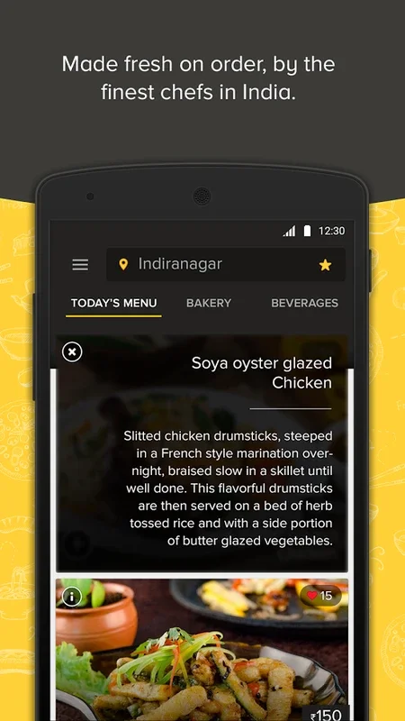 FreshMenu for Android - Enjoy Fresh Meals at Your Doorstep