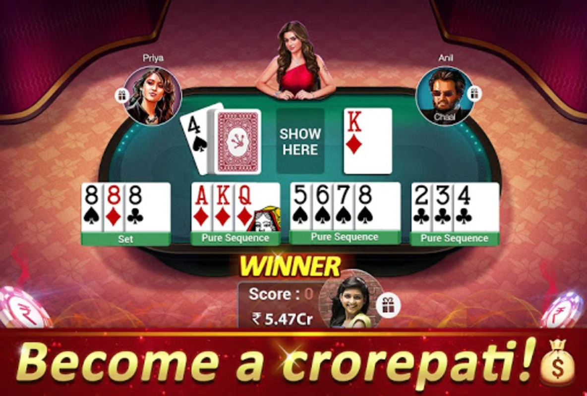 Rummy Gold for Android - Engaging Rummy Experience