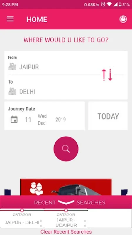 RSRTC RESERVATION APP for Android - Effortless Bus Booking