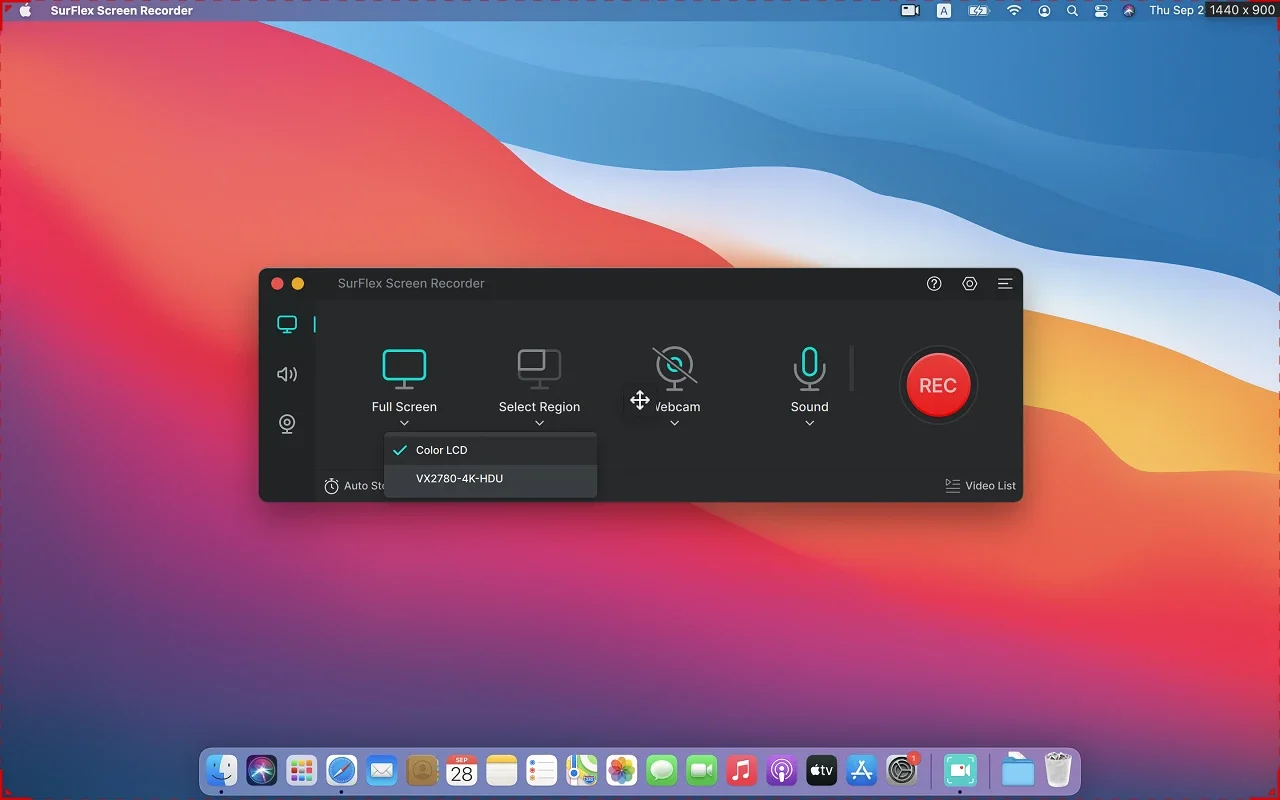 SurFlex Screen Recorder for Mac - Capture Your Screen Effortlessly