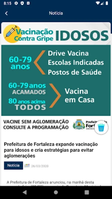 Mais Saúde Fortaleza for Android - Streamline Healthcare Appointments