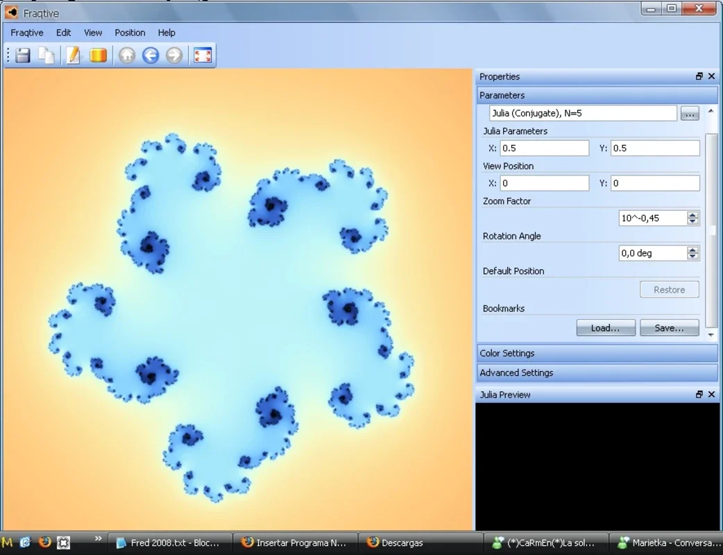 Fraqtive for Windows - Explore Fractals in Real Time