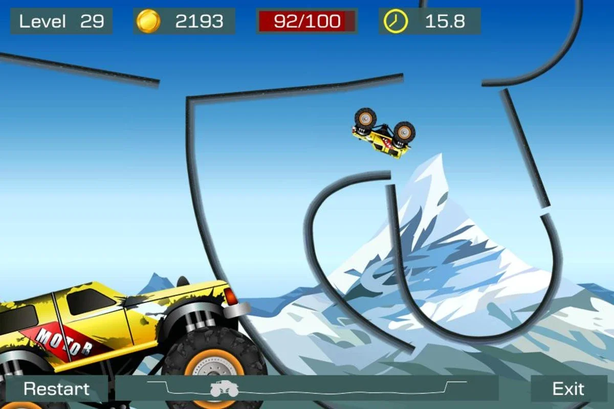 Monster Stunts for Android - Thrilling Monster Truck Racing Game