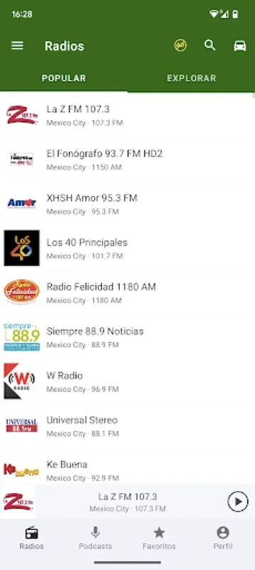 Radio FM México for Android - Diverse Radio Content