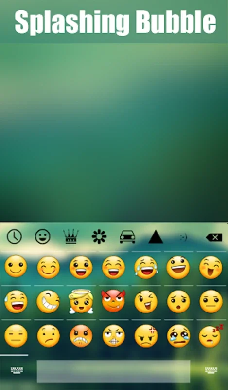 Splashing Bubble Keyboard for Android - Enhance Typing