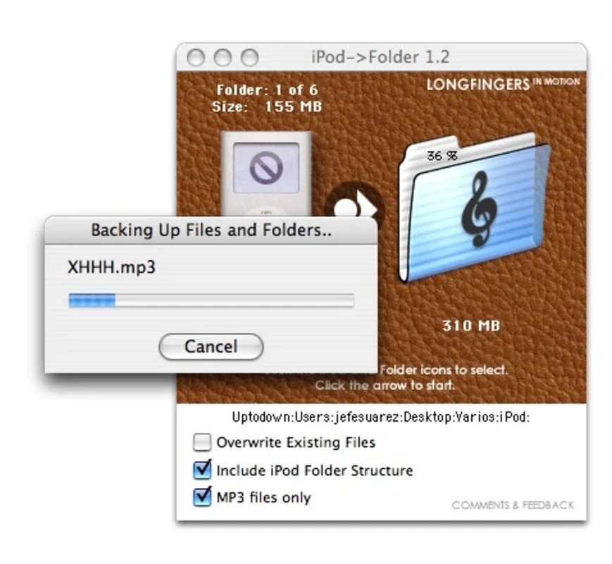 iPod Folder for Mac - Backup iPod Content