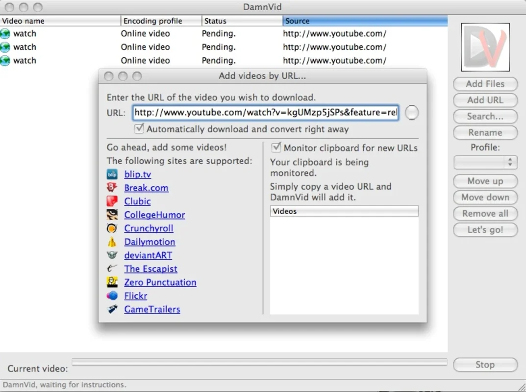 DamnVid for Mac - Free Download from AppHuts