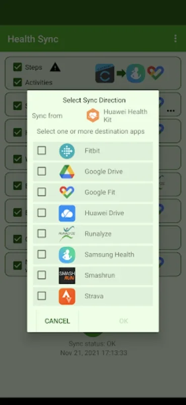 Health Sync for Android - Manage Fitness & Health Data