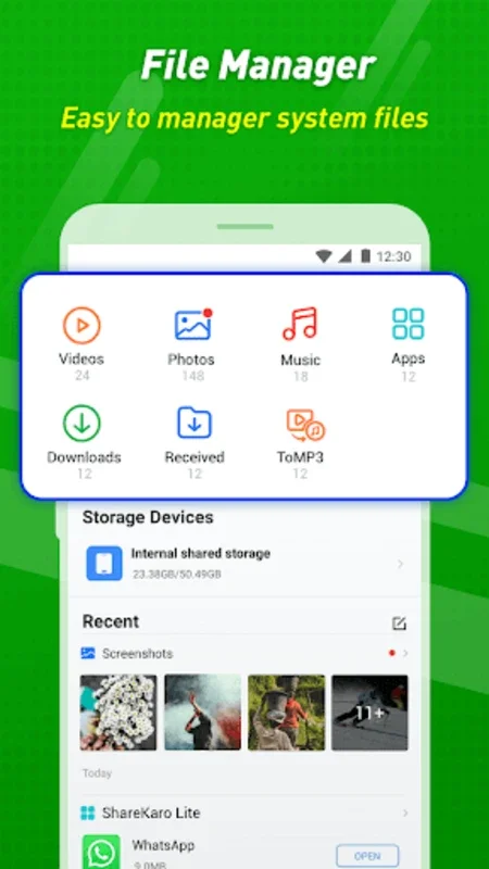 ShareKaroMini for Android: Effortless File Sharing