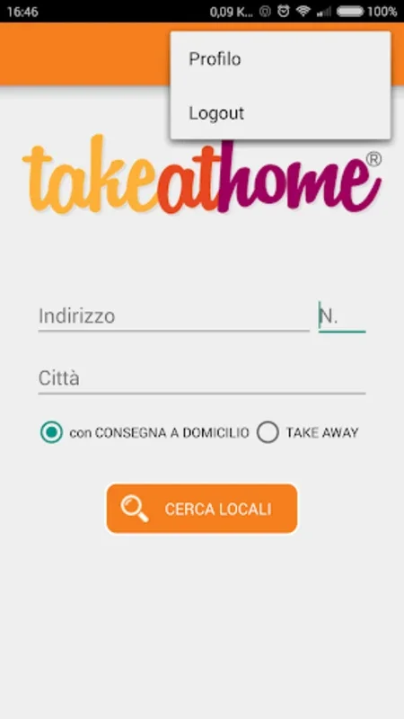 Takeathome® for Android - Effortless Meal Ordering