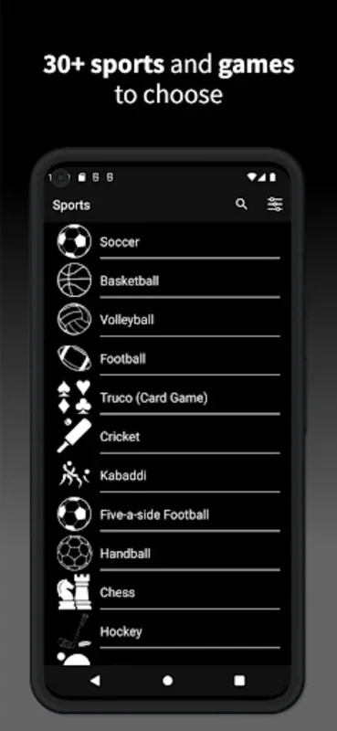 Virtual Scoreboard: Keep Score for Android - Manage Sports Scores Easily