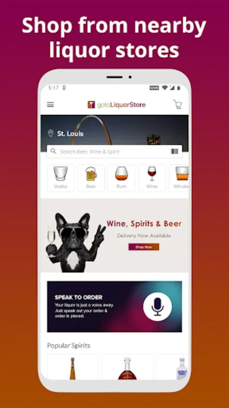 GotoLiquorStore for Android - Easy Alcohol Shopping