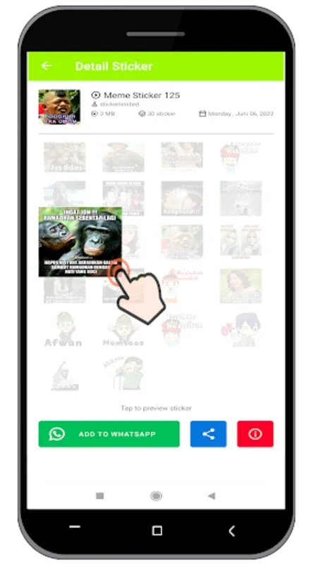 Perang Gambar Wa WAStickerApp for Android - Download Now