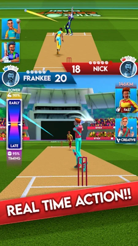 Stick Cricket Clash for Android - Thrilling Multiplayer Cricket