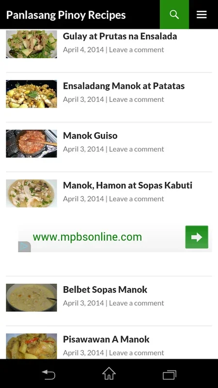 Panlasang Pinoy Recipes for Android - Explore Filipino Cuisine