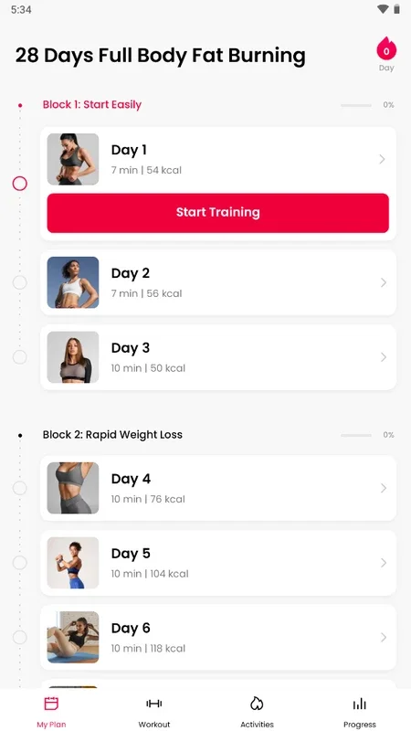 JustFit for Android - Create Your Personalized Fitness Plan