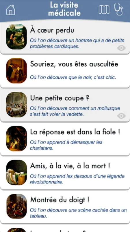 La Visite Médicale for Android: Merging Art and Medicine