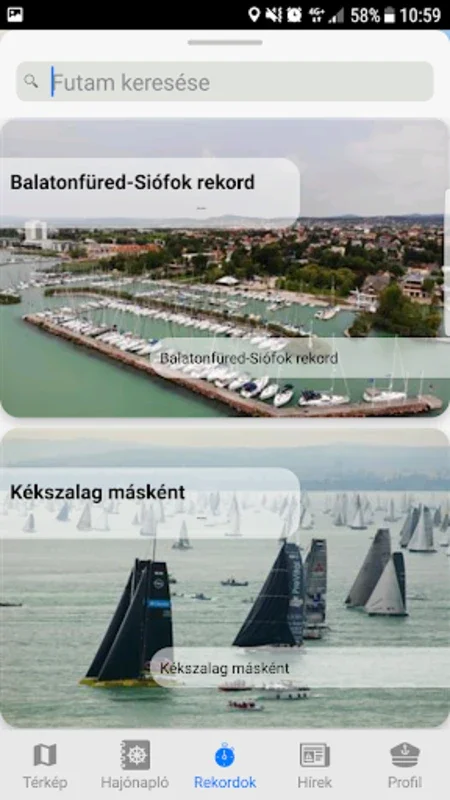 Vitorlázz Itthon for Android - Enhance Sailing on Lake Balaton