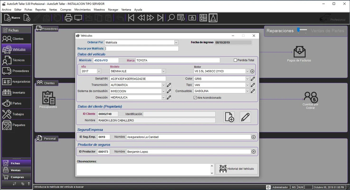 AutoSoft Taller Profesional for Windows: Professional Workshop Solution