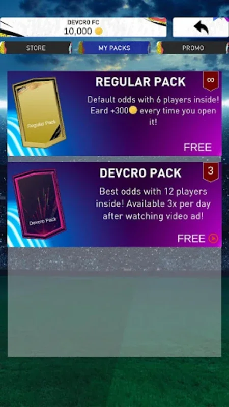 DEVCRO 20 for Android - Immersive Football Simulation