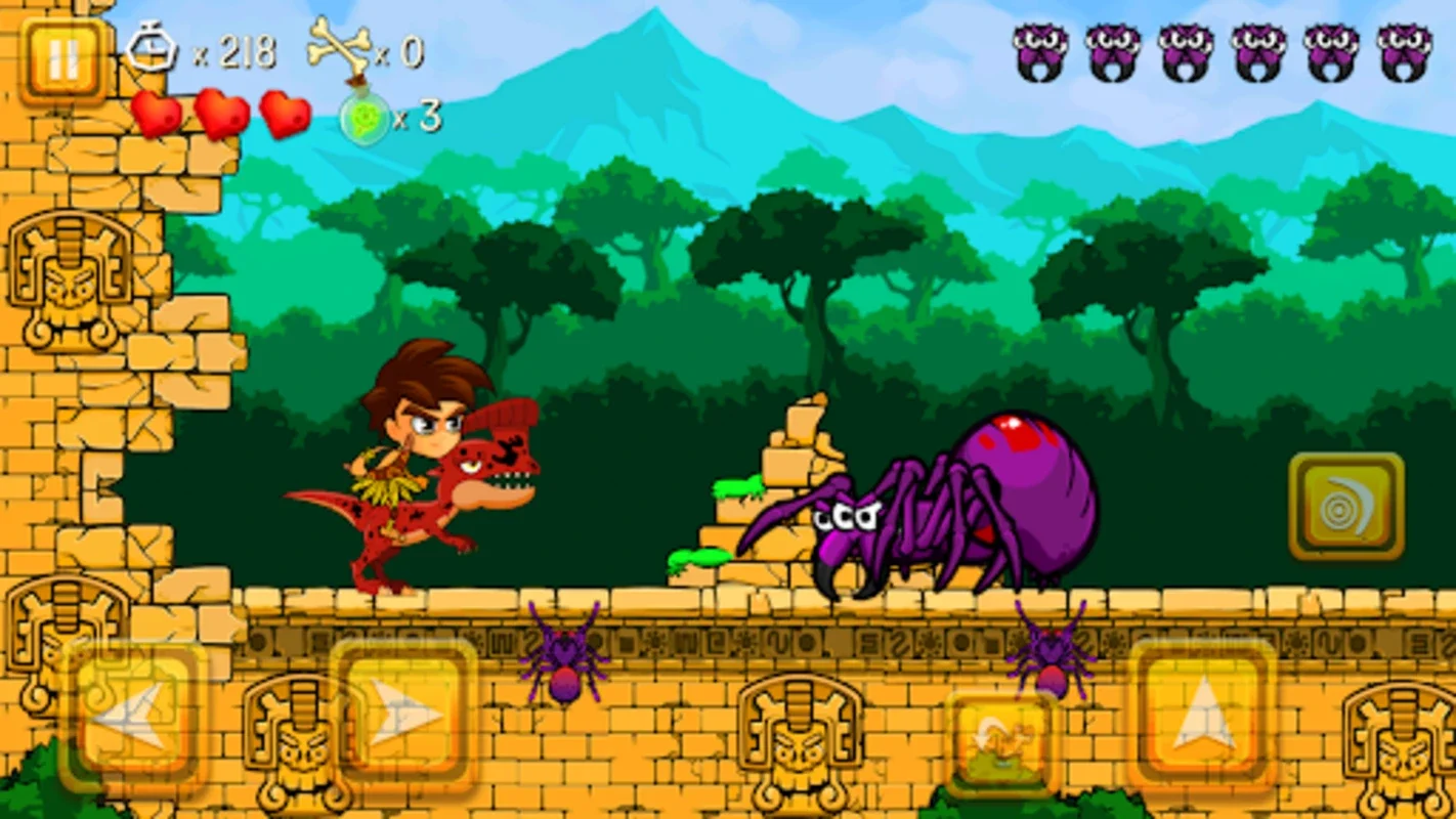 Super Warrior Dino Adventures on Android: Prehistoric Adventure