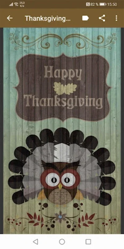 Thanksgiving Day for Android - A Festive Visual Treat