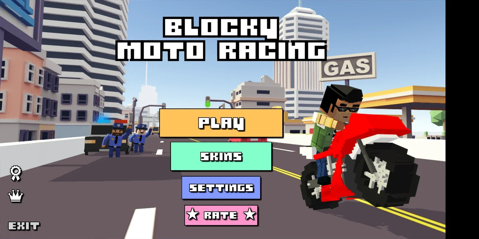 Blocky Moto Racing for Android - Thrilling Races Await