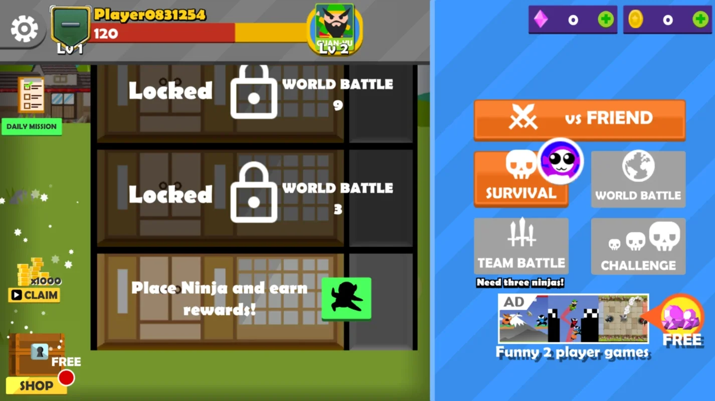 Ninja Battle on Android - Play Now!