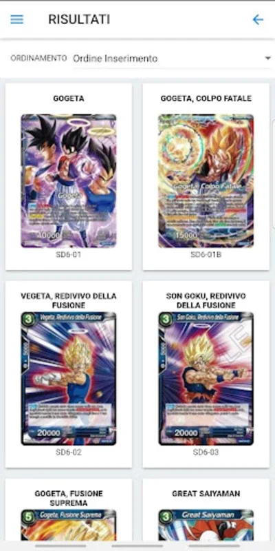 dbs-cardgame.it for Android - The Ultimate Italian DBS Hub